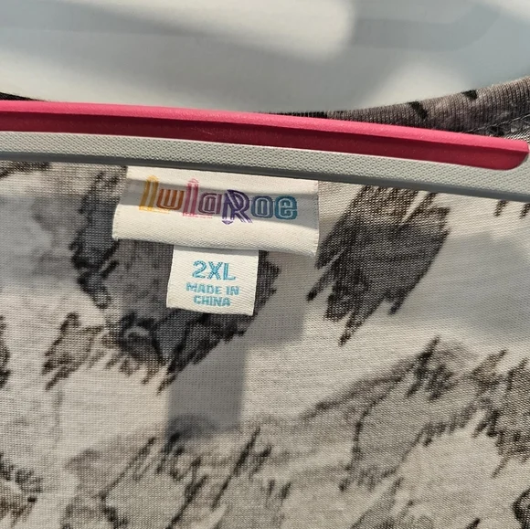 LulaRoe Animal Print Dress Bold Animal Print Slip On 2 XL - Picture 3 of 10